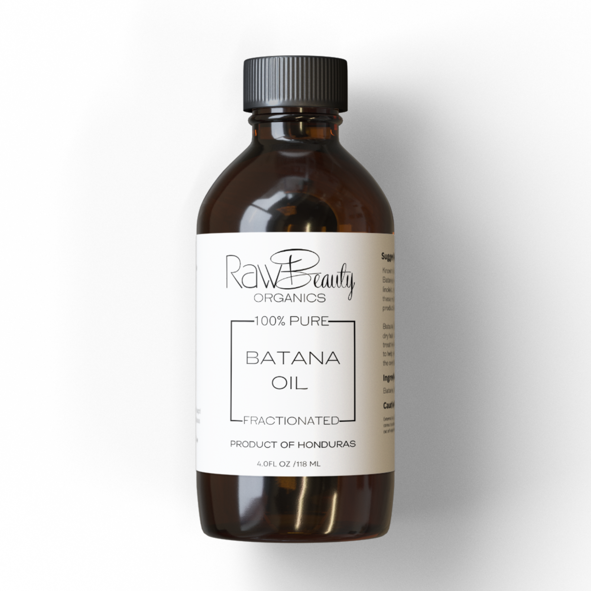 Raw Organic Batana Oil, Hair Growth 3.4 oz